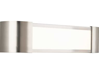 dweLED by WAC Lighting Melrose 22" Wide 1-Light Brushed Nickel Glass LED Vanity Light DWLWS36022BN