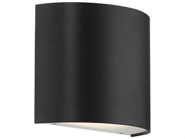 dweLED by WAC Lighting Pocket 5" Tall 1-Light Black LED Wall Sconce DWLWS30907BK