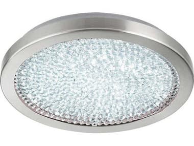 Eglo Arezzo 1-Light Matte Nickel Round Flush Mount EGL32047A