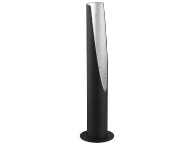 Eglo Barbotto Black White Silver Metal Table Lamp EGL203387A