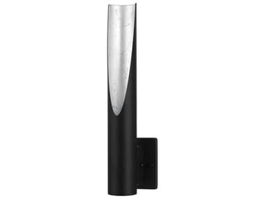 Eglo Barbotto 1-Light Black Silver Wall Sconce EGL204028A