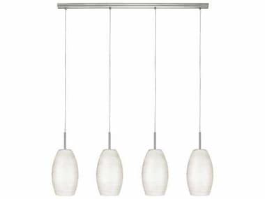 Eglo Batista 4-Light Matte Nickel Cylinder Island Pendant EGL88955A