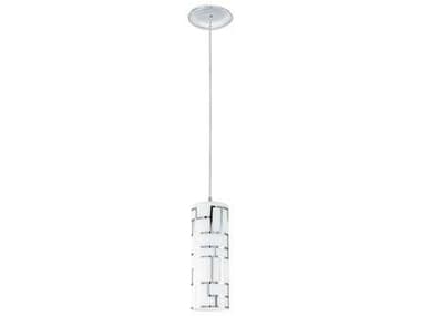 Eglo Bayman 1-Light Chrome Cylinder Mini Pendant EGL92562A