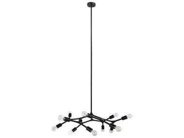 Eglo Bocadella 12-Light Black Pendant EGL204295A