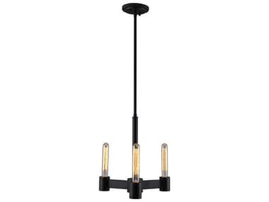 Eglo Broyles 3-Light Matte Black Chandelier EGL204551A