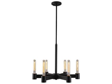 Eglo Broyles 6-Light Matte Black Chandelier EGL204553A