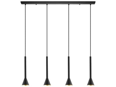 Eglo Cortaderas 1-Light Matte Black Island Pendant EGL97605A