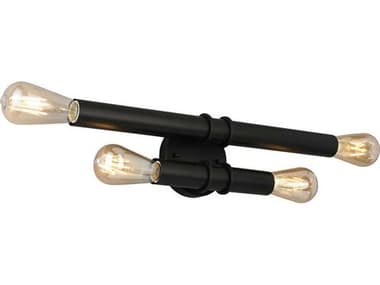 Eglo Drucker 4-Light Black Vanity Light EGL204469A
