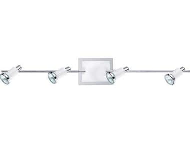Eglo Eridan 4-Light Chrome Glossy White Track & Rail Light EGL200099A