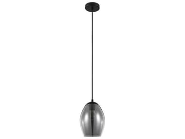 Eglo Estanys 1-Light Matte Black Bell Mini Pendant EGL39564A