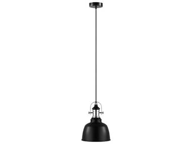 Eglo Gilwell 1-Light Black Dome Mini Pendant EGL202422A