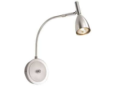 Eglo Halva 1-Light Brushed Aluminum Chrome Swing Wall Sconce EGL88361A