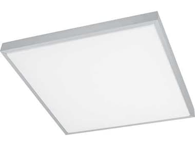 Eglo Idun 1-Light Brushed Aluminum Silver Flush Mount EGL93775A