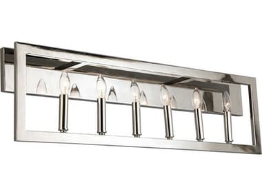 Eglo Jordan 6-Light Satin Nickel Vanity Light EGL204479A