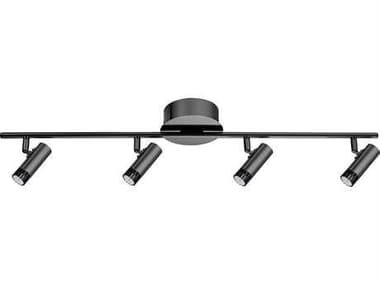 Eglo Lianello 4-Light Black Chrome Cylinder Track & Rail Light EGL201222A