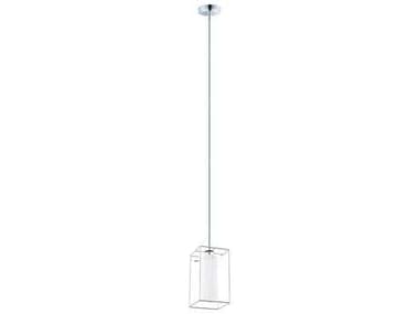 Eglo Lombes 1-Light Chrome Cylinder Mini Pendant EGL94377A