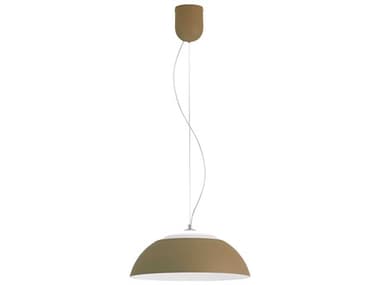 Eglo Marghera 1-Light Taupe Brown Dome Pendant EGL39293A
