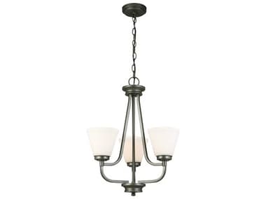 Eglo Mayview 3-Light Gray Bell Chandelier EGL202903A