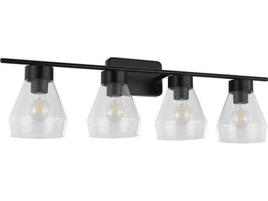 Eglo Montey 4-Light Matte Black Vanity Light EGL204095A