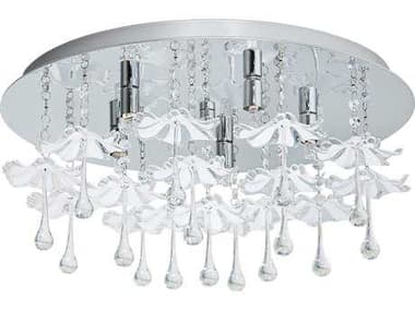 Eglo Ocondo 5-Light Chrome Flush Mount EGL93053A