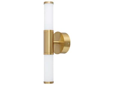 Eglo Palmera 2-Light Brushed Gold Vanity Light EGL204374A