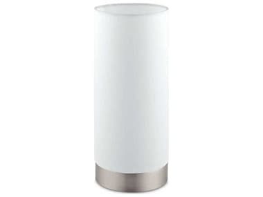 Eglo Pasteri Matte Nickel White Fabric Table Lamp EGL95118A