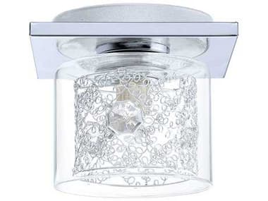 Eglo Pianella 1-Light Chrome Flush Mount EGL91732A