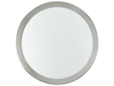 Eglo Planet 2-Light Matte Nickel Round Flush Mount EGL82941A