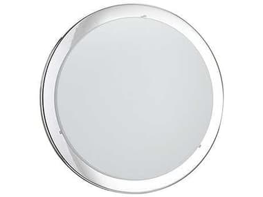 Eglo Planet 2-Light Chrome Round Flush Mount EGL82944A