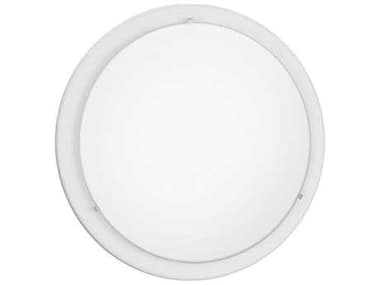 Eglo Planet 1-Light White Round Flush Mount EGL82958A