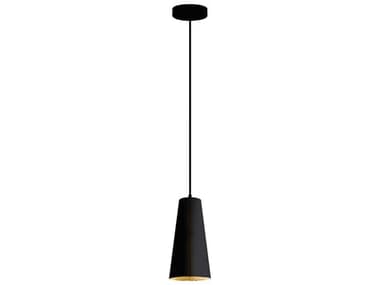Eglo Pratella 1-Light Black Gold Mini Pendant EGL204365A