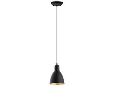 Eglo Priddy 1-Light Black Gold Bell Mini Pendant EGL203443A
