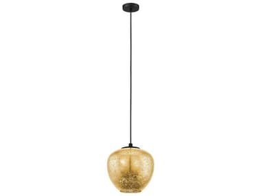 Eglo Priorat 1-Light Black Gold Mini Pendant EGL39597A