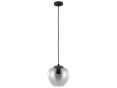 Eglo Priorat 1-Light Black Round Mini Pendant EGL39656A