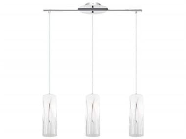 Eglo Rivato 3-Light Chrome Cylinder Island Pendant EGL92741A