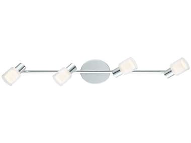 Eglo Salti 4-Light Chrome Bell Track & Rail Light EGL200368A