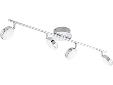 Eglo Salto 4-Light Chrome Linear Round Track & Rail Light EGL95632A