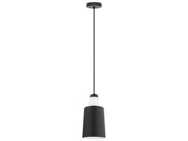 Eglo Tabanera 1-Light Black Cylinder Mini Pendant EGL96801A