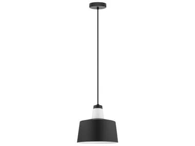 Eglo Tabanera 1-Light Black Drum Mini Pendant EGL96802A