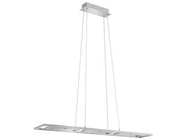 Eglo Tamasera 1-Light Matte Nickel Geometric Island Pendant EGL96816A
