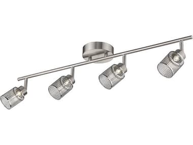 Eglo Temmar 4-Light Brushed Nickel Cylinder Track & Rail Light EGL204022A