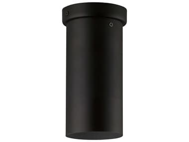 Eglo Tortoreto 1-Light Matte Black Cylinder Flush Mount EGL62559A