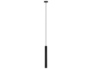 Eglo Tortoreto 1-Light Matte Black Cylinder Mini Pendant EGL62548A
