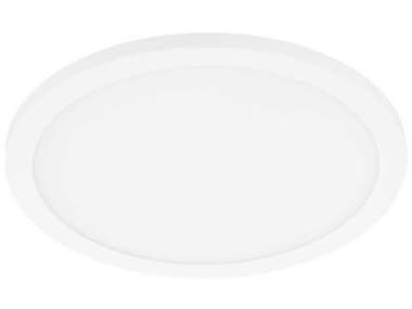 Eglo Trago 1-Light White Round Flush Mount EGL203916A