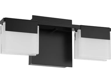Eglo Vente 2-Light Matte Black Vanity Light EGL203962A
