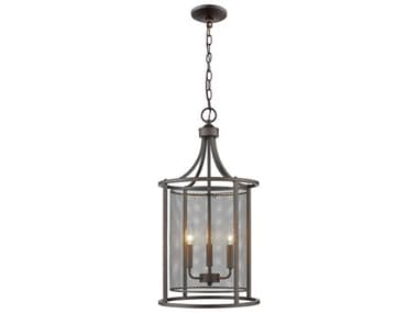 Eglo Verona 3-Light Oil Rubbed Bronze Cylinder Pendant EGL202807A
