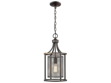 Eglo Verona 1-Light Oil Rubbed Bronze Cylinder Mini Pendant EGL202812A