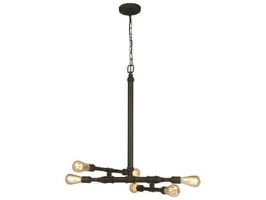 Eglo Wymer 6-Light Matte Bronze Pendant EGL202834A