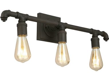 Eglo Wymer 3-Light Matte Bronze Vanity Light EGL202841A