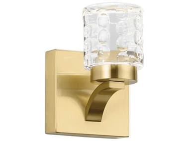 Elan Rene 4" Wide Champagne Gold LED Vanity Light ELA84039CG